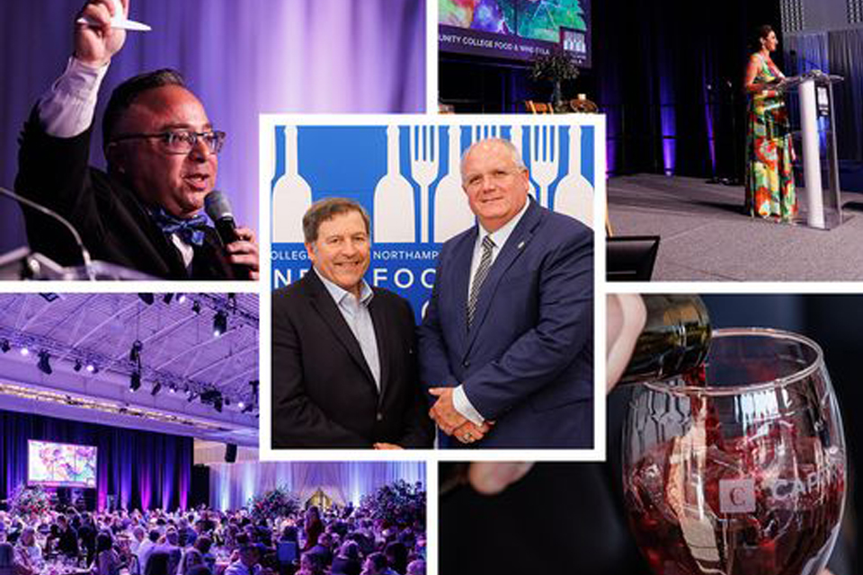 collage of images from the 2024 NCC Food & Wine Gala